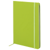 Notizbuch DIN A5 hoch, Umschlag: Kunstleder, Inhalt: 100 linierte Seiten aus Recyclingpapier