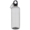 Sportflasche aus RPET mit Aluminiumkarabiner, 600 ml