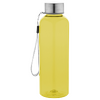 Sportflasche aus RPET mit Edelstahldeckel und Trageschlaufe, 500 ml