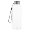 Sportflasche aus RPET mit Edelstahldeckel und Trageschlaufe, 500 ml