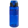Sportflasche aus RPET mit Flip-Top-Deckel und Silikonring, 700 ml