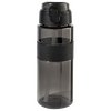 Sportflasche aus RPET mit Flip-Top-Deckel und Silikonring, 700 ml