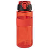 Sportflasche aus RPET mit Flip-Top-Deckel und Silikonring, 700 ml