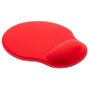 Textil-Mousepad mit Handgelenkauflage (21 x 24,5 cm)