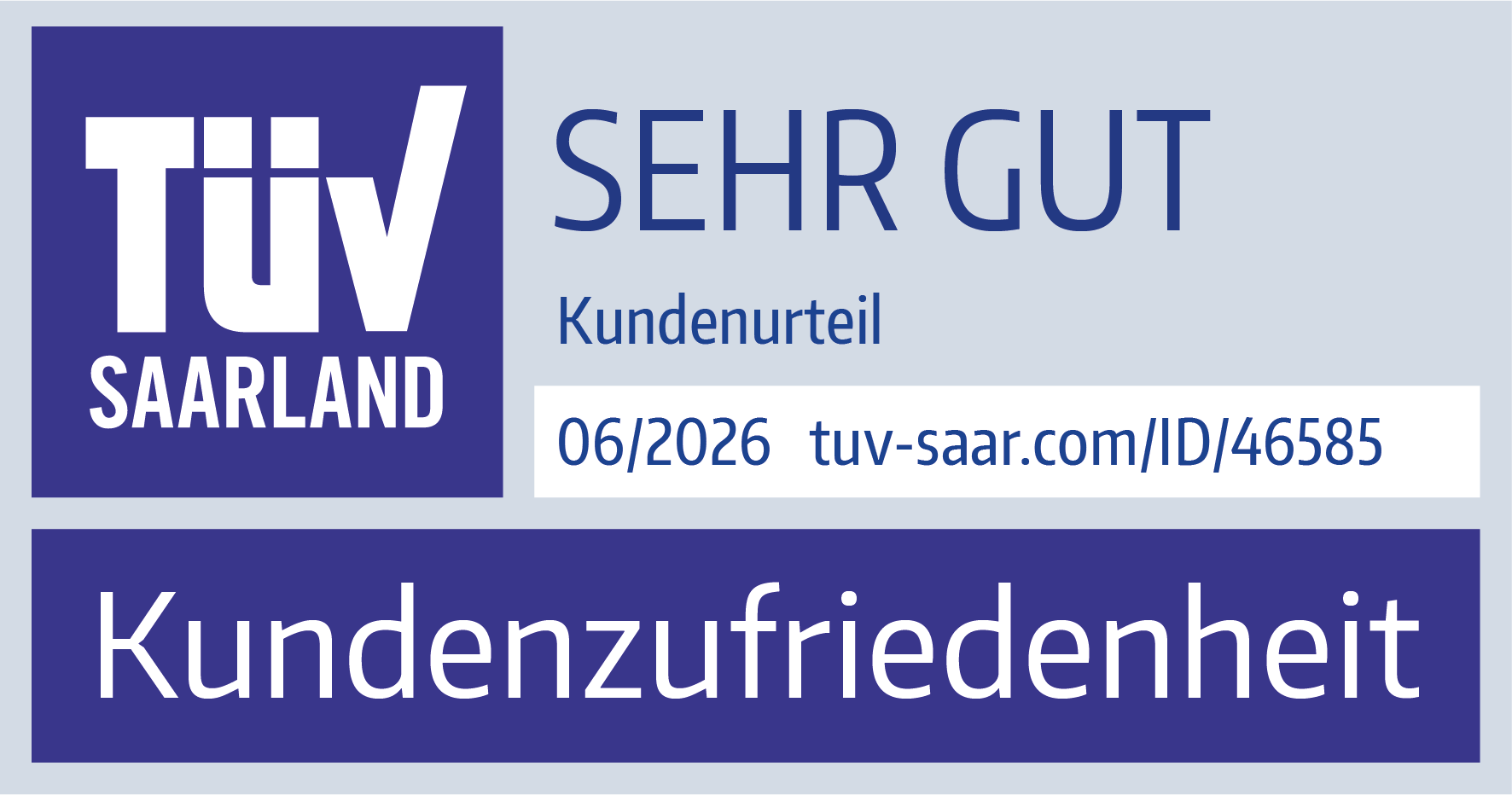 Kundenzufriedenheitssiegel